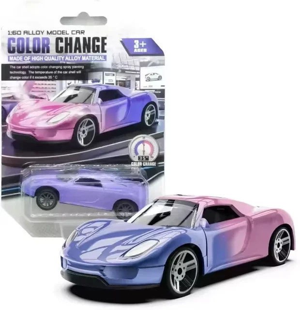hairun Rennwagen, 1:64, Metall, mit Farbwechsel, ab 3 Jahren - Bild 1