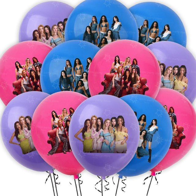 Katseye Superstar Kpop Geburtstagsparty Dekoration aus Latex-Ballons, Durchmesser: 30,48 cm - Bild 1