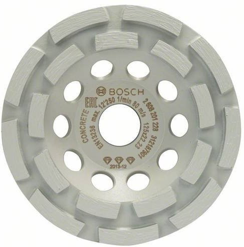 Bosch Diamanttopfscheibe Best for Concrete Schleifscheibe für Beton und Stein Durchmesser: 125 mm, Bohrung: 22,23 mm, Höhe: 4,5 mm - Bild 1
