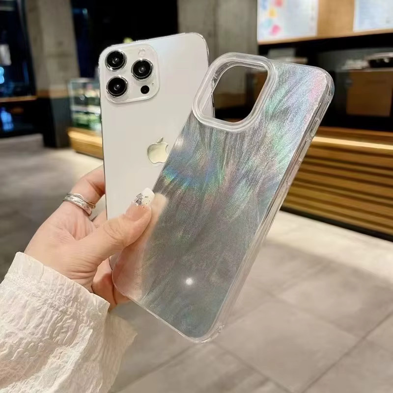 Luxuriöse Hard IMD Schutzhülle für Apple iPhone in Weiß - Bild 4