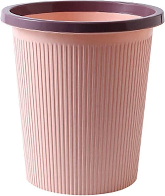 Moderner Mülleimer Exquisit aus Kunststoff in Pink für Badezimmer, Küche oder Wohnzimmer - Bild 1