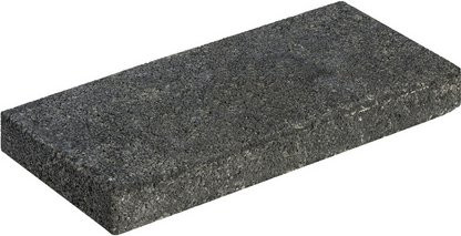 Mr. GARDENER Mauerstein Gartenmauer Mini aus Beton in Schwarz mit Quarzit-Optik - Bild 1