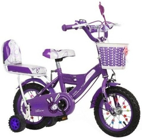 Höhenverstellbares Kinderfahrrad, 12-20 Zoll, mit Stützrädern, für 2-6 Jahre Alte Kleinkinder