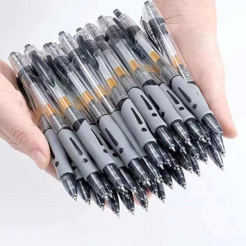 15-teiliges Kugelschreiber-Set mit einziehbarer Spitze in Schwarz, Rot und Blau für Schule und Büro - Bild 2