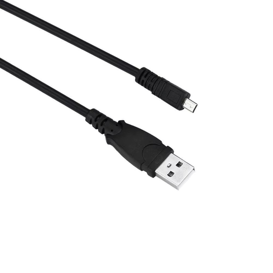 USB auf 8-poliges Mini-USB-Kamera-Datenkabel für Sony und Nikon Coolpix in Schwarz - Bild 2