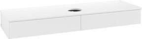 V&B Waschtischunterschrank Antao ohne Frontstruktur in Weiß lackiert B/T: 160 x 50 cm - Bild 1