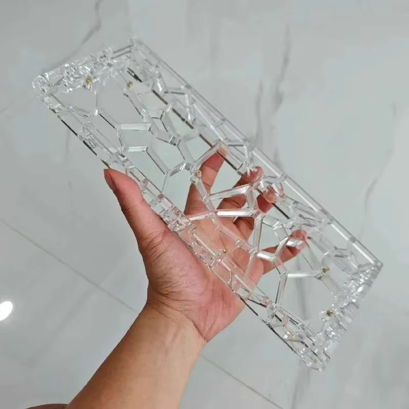 AttackFox WW60 Hollow Keyboard Case Transparent für mechanische Tastaturen kompatibel mit GH60, MADCATZ Mad60, AULA Win60 und Wooting60 - Bild 2