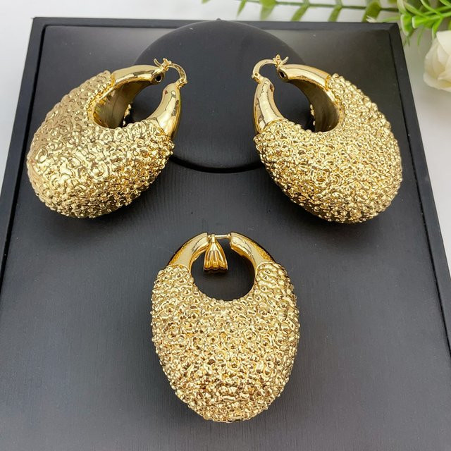 Emma Schmuck-Set, Halskette und Ohrringe, Gold, Damen - Bild 1