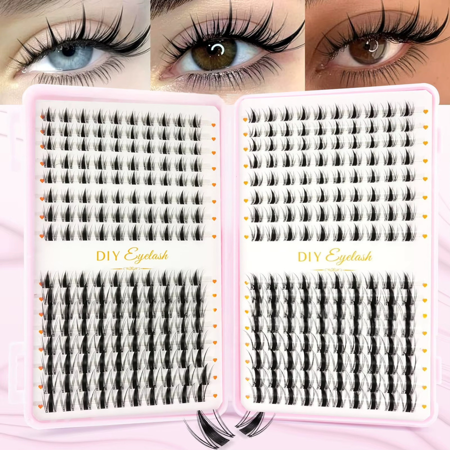 LIMEIKAI Wimpernset, Black, Unisex - Bild 4