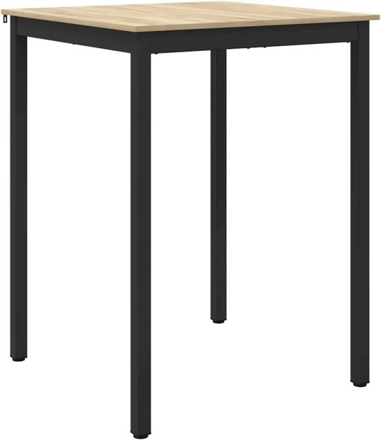 vidaXL Esstisch modern in Eiche, rechteckig, braun, B/T/H: 105 x 80 x 80 cm - Bild 1