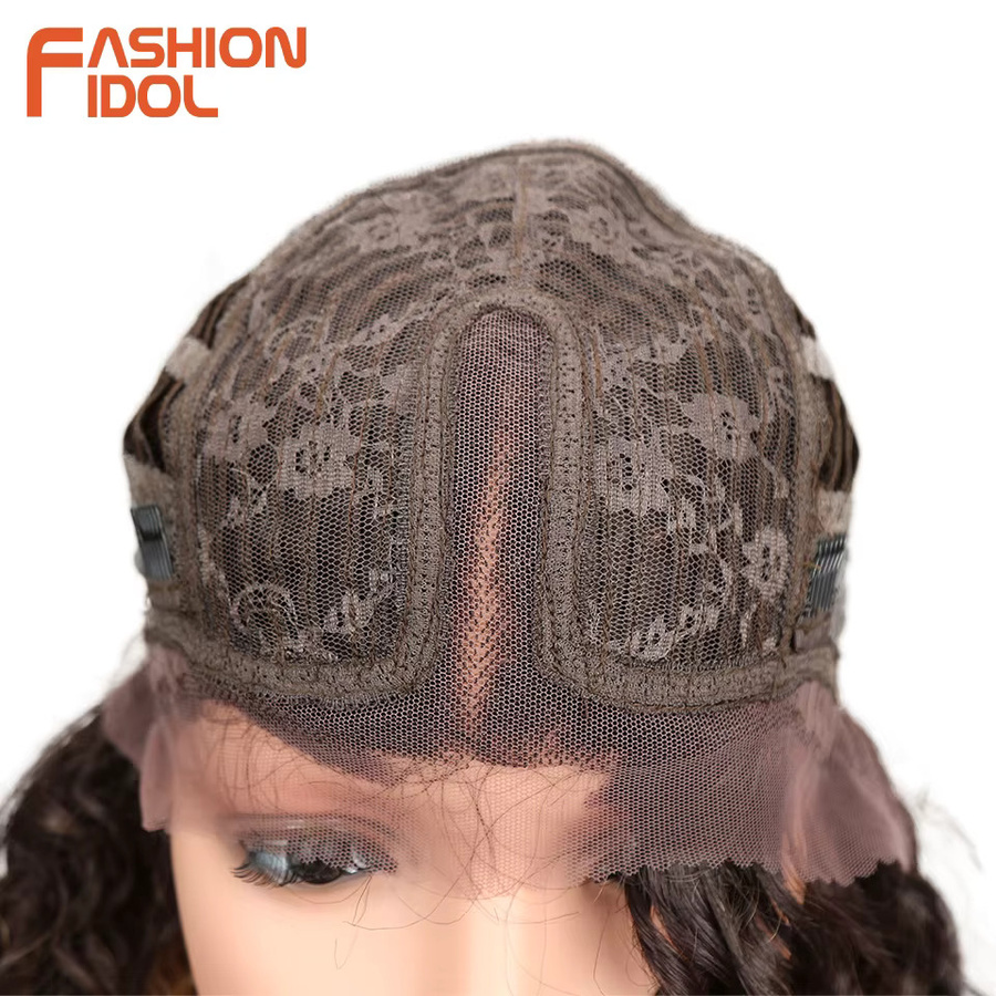 FASHION IDOL Perücke, Ombre Blonde, 30 Zoll, synthetisch, Damen - Bild 2