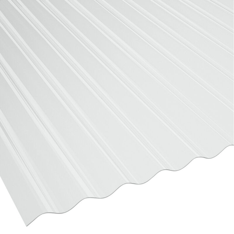 BioLine Wellplatte aus PVC von Friedrich von Lien AG, glasklar, Breite: 90 cm, Stärke: 0,14 cm - Bild 1