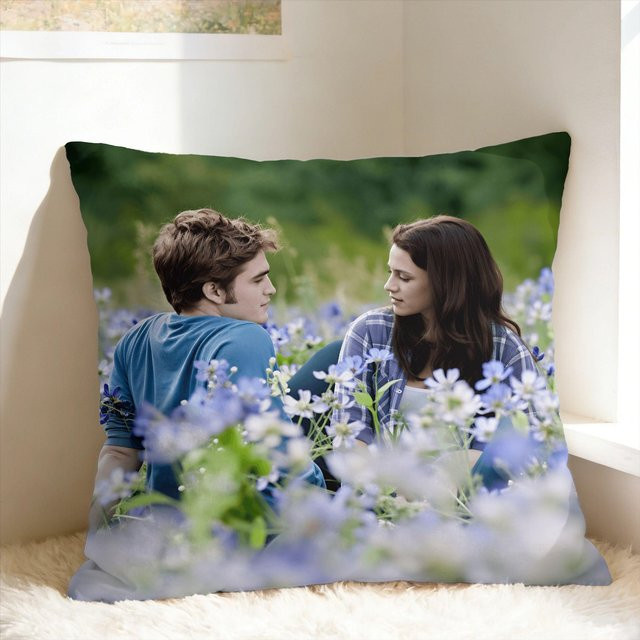 JMG Clothing Kissenbezug Edward Cullen Design Kissenhülle Multicolour Blau B/B/H: 50 x 50 x 0 cm - Bild 1