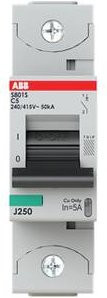 ABB S801S-C5 Leitungsschutzschalter 5A 230V grau - Bild 1