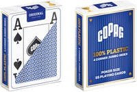 ASS COPAG Poker Jumbo Index Spielkarten aus Plastik in Blau - Bild 2