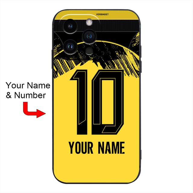 Weiche Silikonhülle für Xiaomi Redmi Note 15 14 13C POCO X6 X7 M6 M7 Pro Neo mit Dortmund Signal Iduna Park Design in Gelb - Bild 1