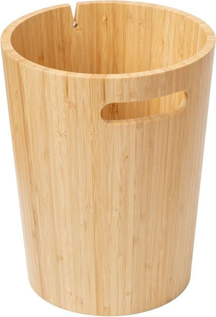 Papierkorb Koby von GRANA HOME aus Bambus, braun, Volumen: 8,5 l, Durchmesser: 23,5 cm, Höhe: 30 cm - Bild 1