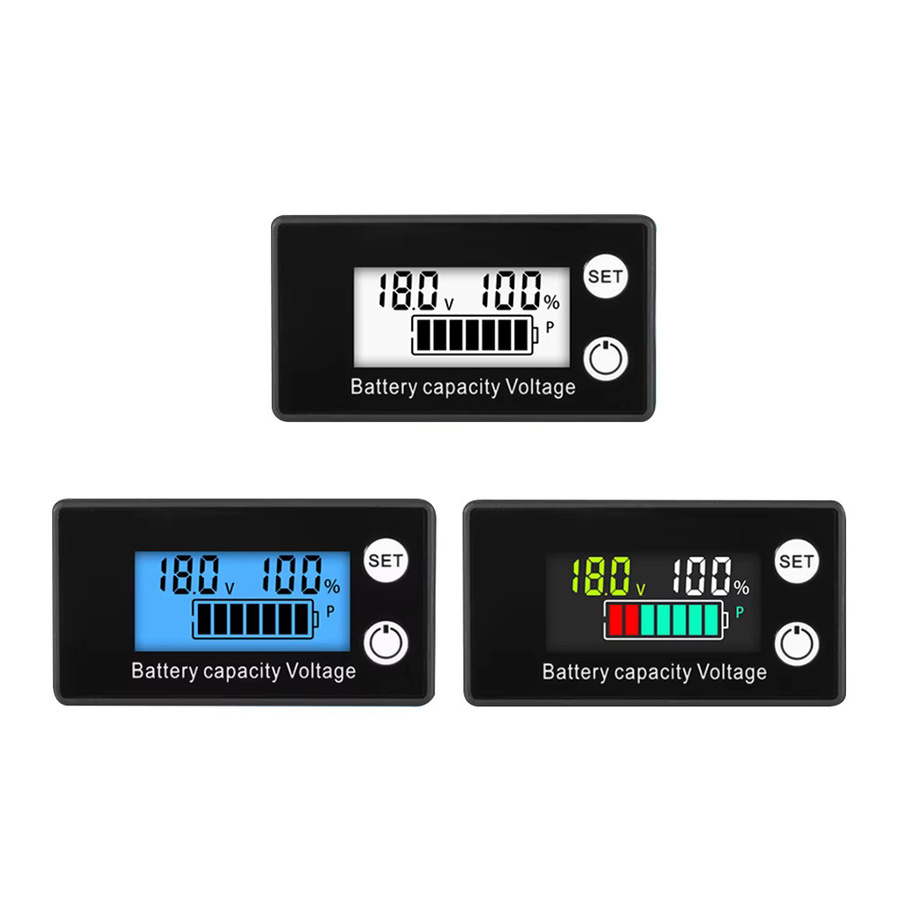 Gaqqee 6133A Digitalmessgerät DC 8–100 V, Zweidraht-LCD-Voltmeter in Schwarz-Grün - Bild 2