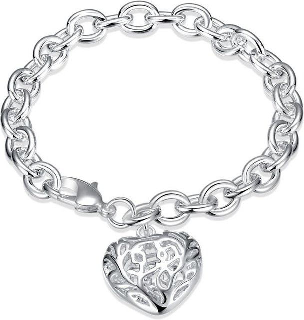 Armband Herz, Silber überzogen, Damen - Bild 1