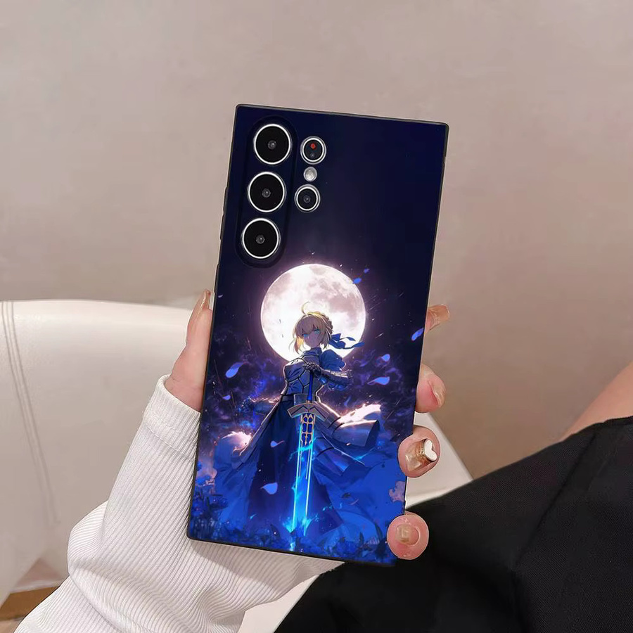 Fate Z-Zero Stay Night Saber Handyhülle für Samsung Galaxy S21 S22 S23 S24 S25 FE Plus Ultra aus weichem TPU - Bild 2