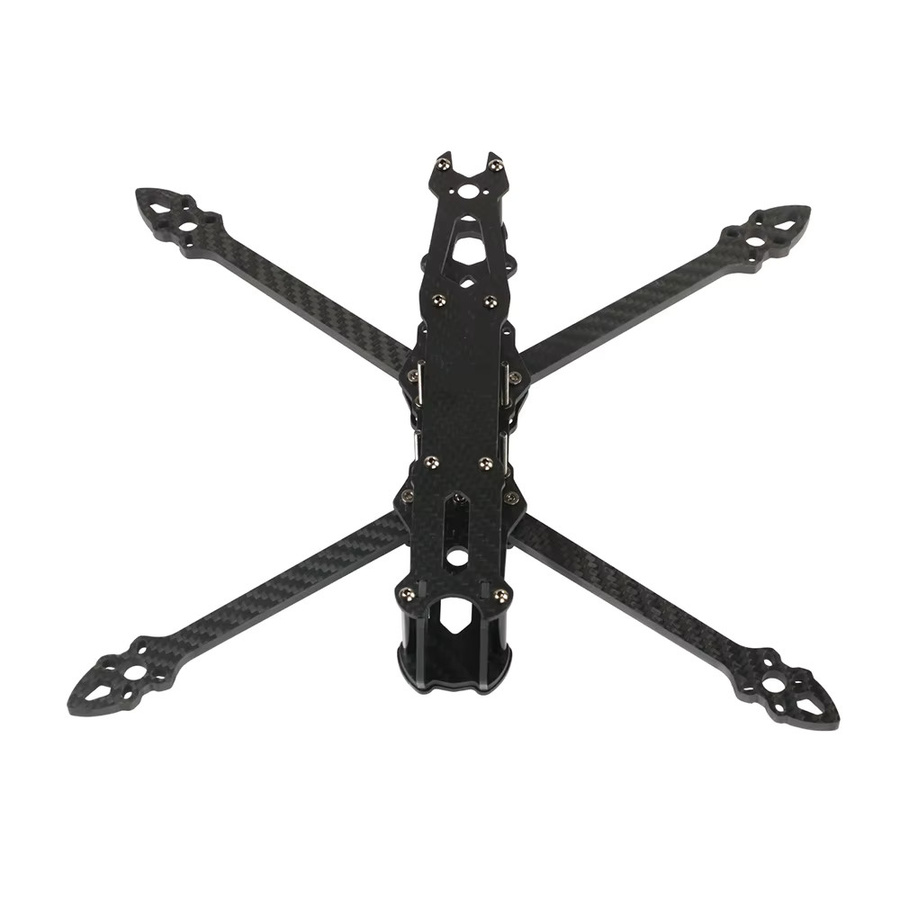 U-Angel-1988 Mark4 V2 TrueX FPV Drohnenrahmen aus Vollcarbon in Schwarz - Bild 2