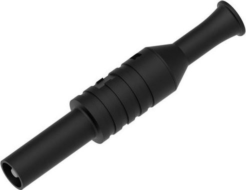 Electro PJP Laborstecker 1065-CD1-N Schwarz mit 4mm Stift-Durchmesser - Bild 1