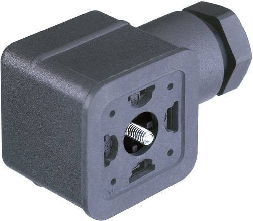 Hirschmann Ventilsteckverbinder GDMF Schwarz CO GDMF 2016 DAAA mit 2 Polen + PE - Bild 1
