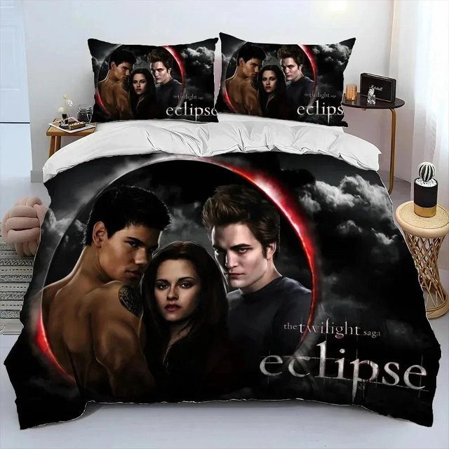 Softura Bettwäsche-Set Twilight Saga in Schwarz, Microfaser, B/H: 135 x 200 cm - Bild 1