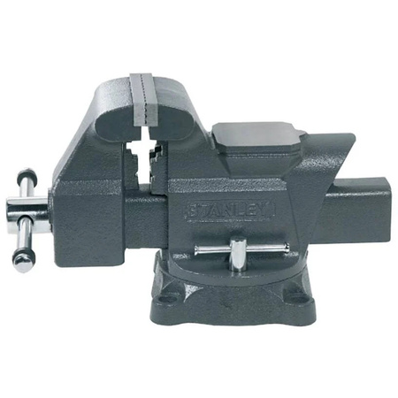 Stanley MaxSteel Schraubstock grau, Spannweite: 125 mm