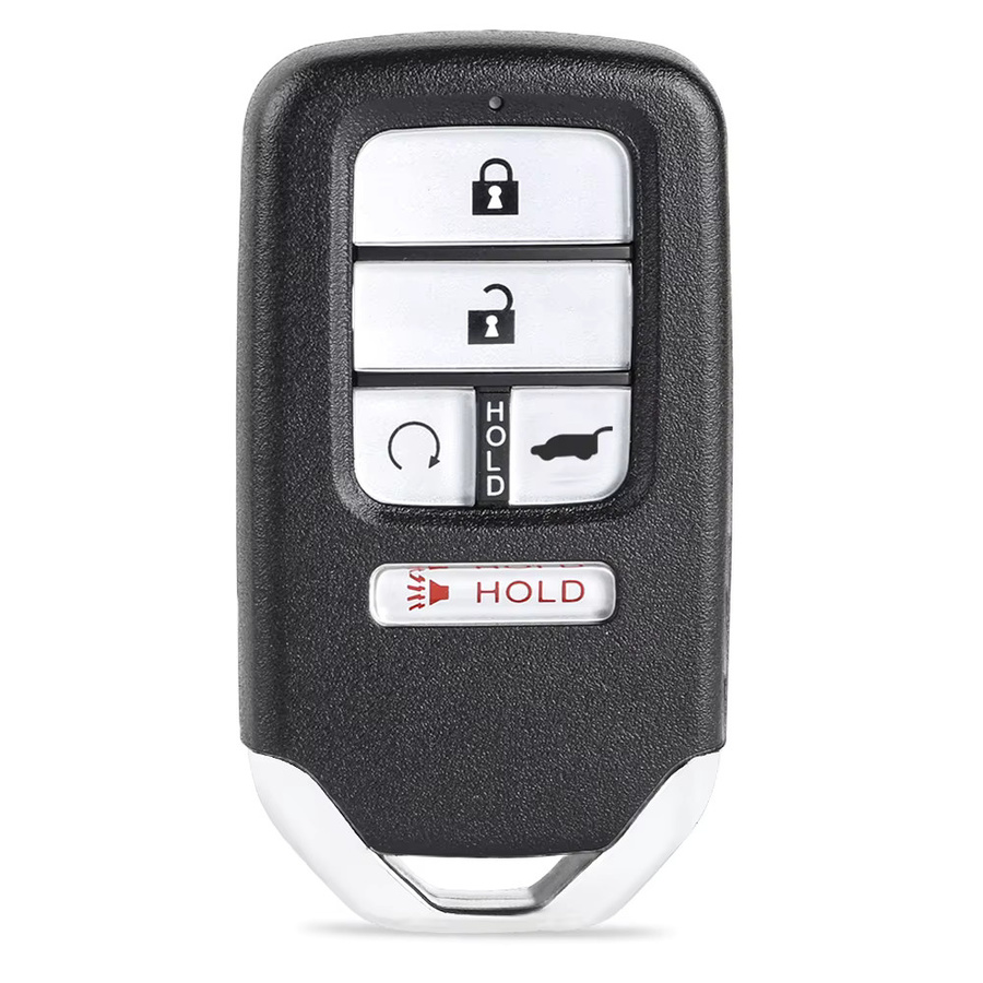 KEYECU Fernbedienung Auto Schlüsselanhänger für Honda Civic und Pilot mit 433 MHz ID47 Chip in Schwarz - Bild 2