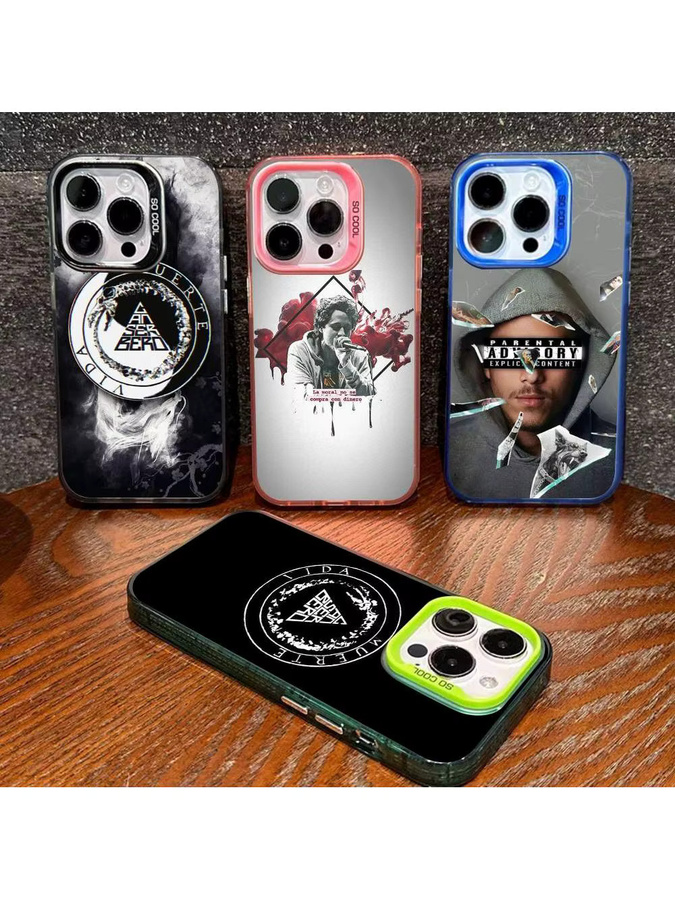 Handyhülle Canserbero Rapper für iPhone 11 bis iPhone 17 Pro Max, farbige Hartschale, Multicolour - Bild 6