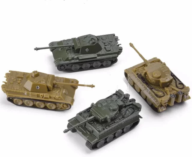 GRAPMAN 4D klassisches Panzermodell WWII, Spielzeug, Kunststoff, 1/144 - Bild 1