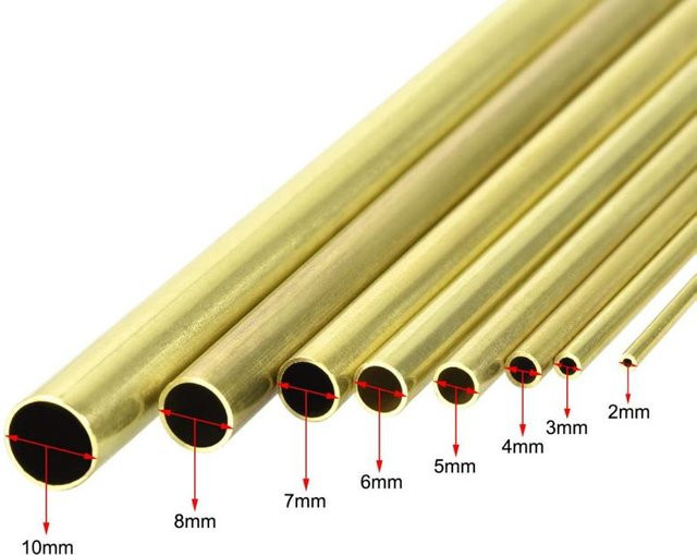 Xiaolang Messingrohr nahtlos in Gold - Bild 1