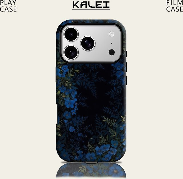 Robuste magnetische Doppel-Schutzhülle für Apple iPhone 17 16 15 14 13 Pro Max Plus in Midnight Black und Blue - Bild 1
