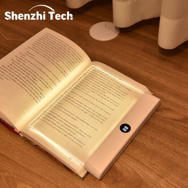 SHENZHITECH LED-Leseleuchte Tragbares Buchlicht in Weiß mit Warmweißem Licht - Bild 1