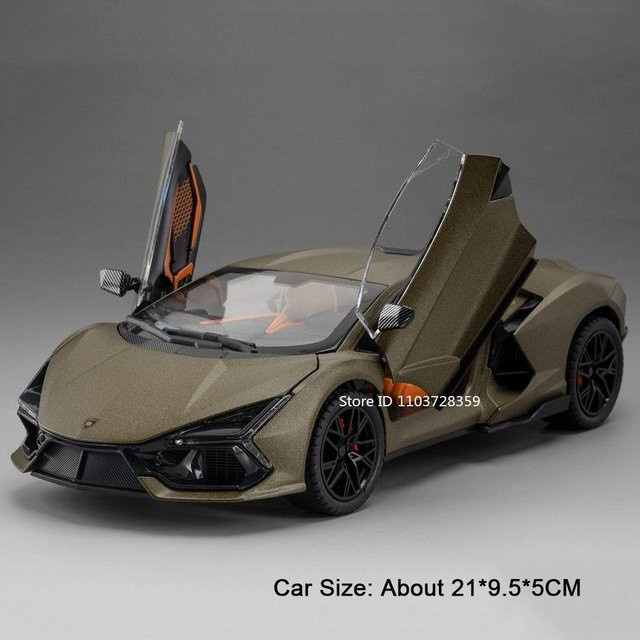 Linyi toy car Countach Lp500S Revuelto Modell, 1:24, mit Licht und Sound, ab 14 Jahren - Bild 1