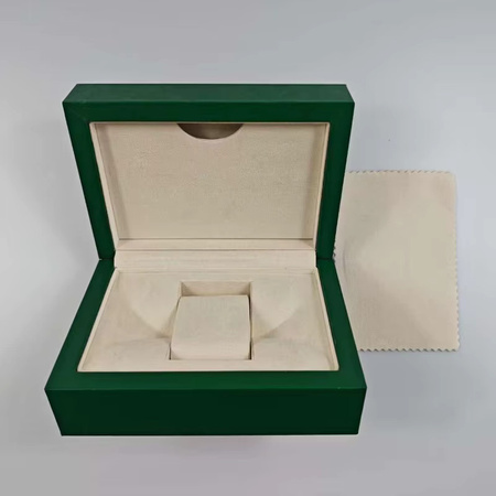 Uhrenbox, Grüne Wasserwellen, Uhrenaufbewahrungsbox