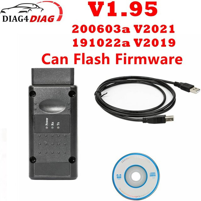 Opcom v2.0 Diagnose-Scanner für Opel mit FTDI-Chip und PIC18F458 in Schwarz - Bild 1