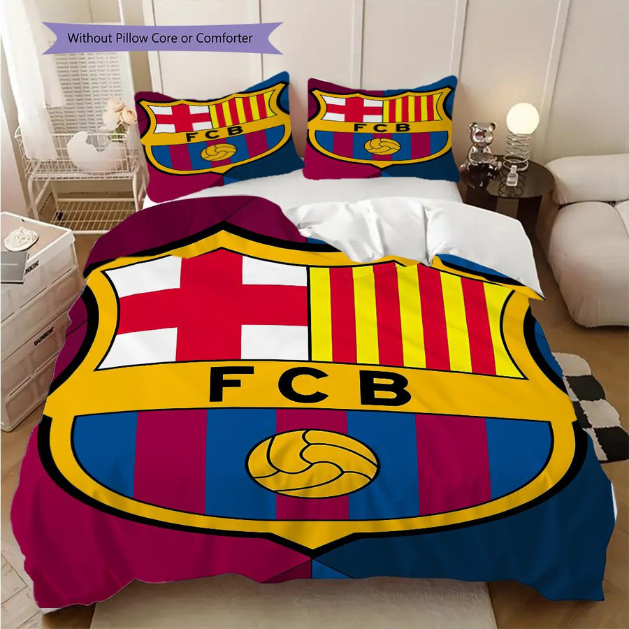 Manus Home FC Barcelona Bettwäsche Set mit Motiv, Multicolor, B/H: 250 x 220 cm (1 Bettbezug und 2 Kissenbezüge) - Bild 5
