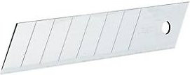 Stanley Abbrechklingen 18 mm aus Edelstahl, 10 Stück, silberfarben - Bild 3