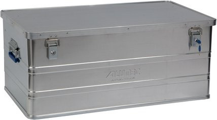 Alutec Aluminiumbox Classic in Silber, wasserdicht und stapelbar, Volumen: 142 l, B/T/H: 49,5 x 89,5 x 37,5 cm - Bild 1