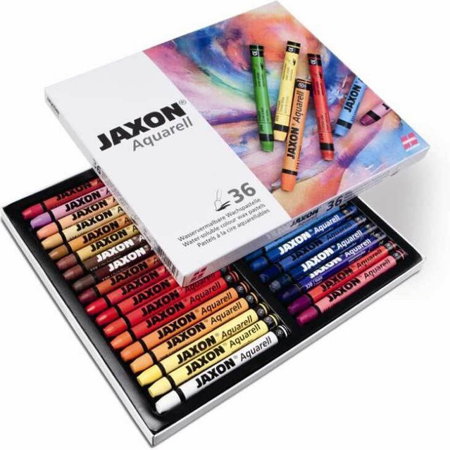 Jaxon Aquarellkreide Mehrfarbig aus Wachs, wasserlöslich - Bild 1