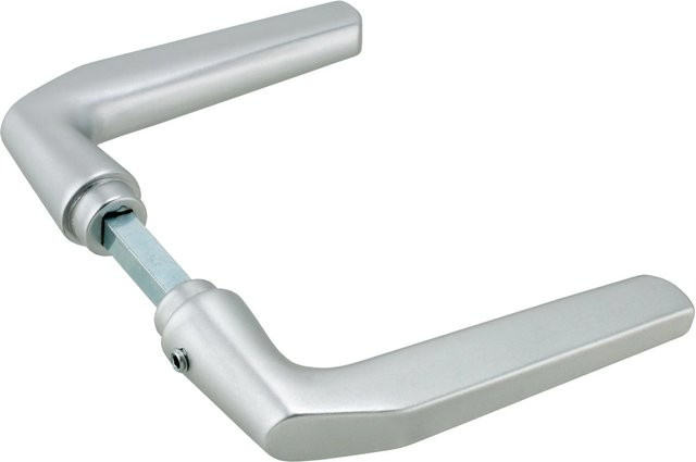 AnsaPro Griffpaar aus Aluminium in Silber, B/H/T: 195 x 145 x 30 mm - Bild 1