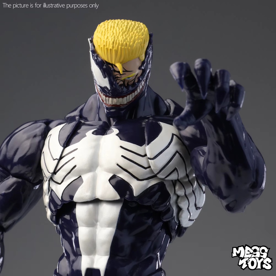 Mess Toys Venom Lethal Neighbor Spider-Man, Actionfigur, Schwarz - Bild 3