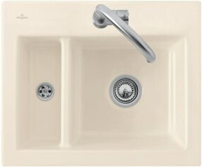 Villeroy & Boch Spüle Subway 60 XM Spülbecken in Weiß mit CeramicPlus Beschichtung - Bild 1