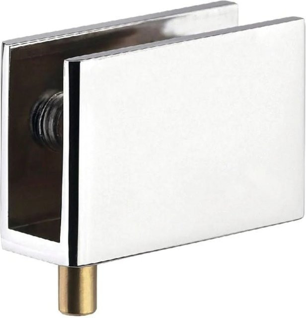 Fonsegrive Glastürscharnier Fz für 4-8 mm Glas, Messing verchromt matt, B/H: 40 x 27 mm - Bild 1