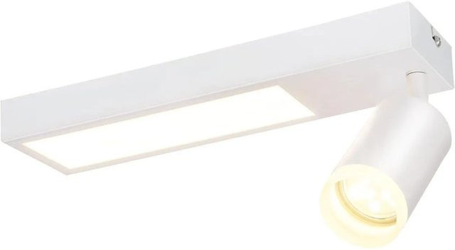 NETTLIFE Deckenstrahler aus Metall in Weiß mit verstellbarem LED-Licht für GU10 Leuchtmittel - Bild 1
