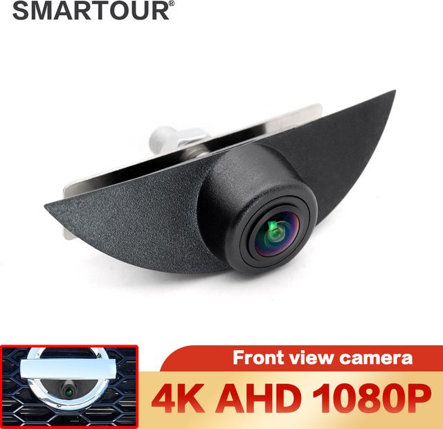 Smartour Auto Frontkamera für Nissan Qashqai J10 J11 Pathfinder R51 Tiida Marsch Patrouille X-Trail T30 370z Teana Sylphy Sentra, Schwarz - Bild 1