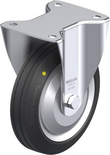 Blickle Bockrolle B-V 182R-EL-FA in Schwarz-Grau mit 180 mm Rad-Durchmesser und 170 kg Tragfähigkeit - Bild 1