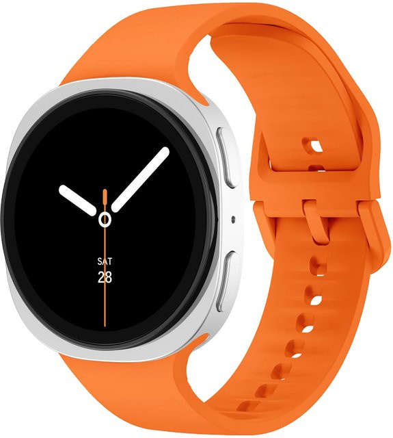 Uhrenarmband Samsung Galaxy Watch 8, Silikon, Schwarz, Unisex - Bild 1
